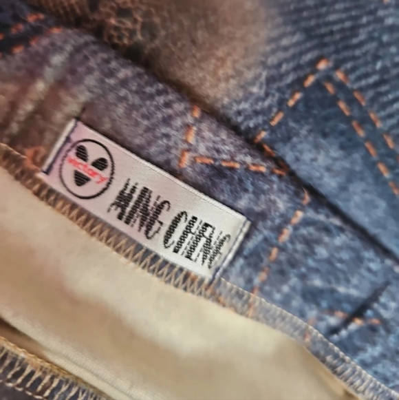 Ing Blue and Brown Patterned Mini Skirt - Picture 4 of 4